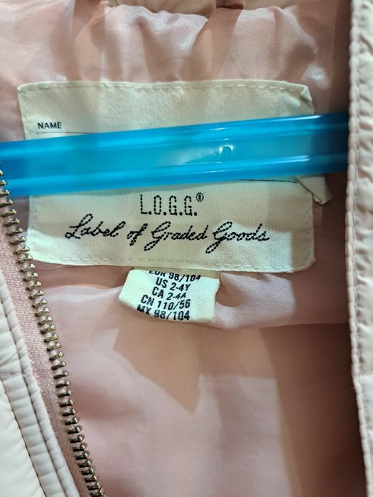 Kamizelka jasny róż firmy H&M 98-104
