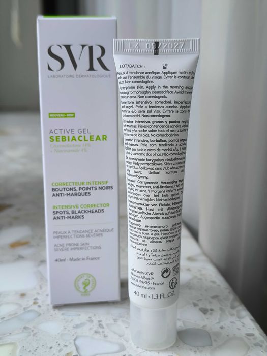SVR Sebiaclear Active, żel korygujący wągry, trądzik, zmiany 40 ml