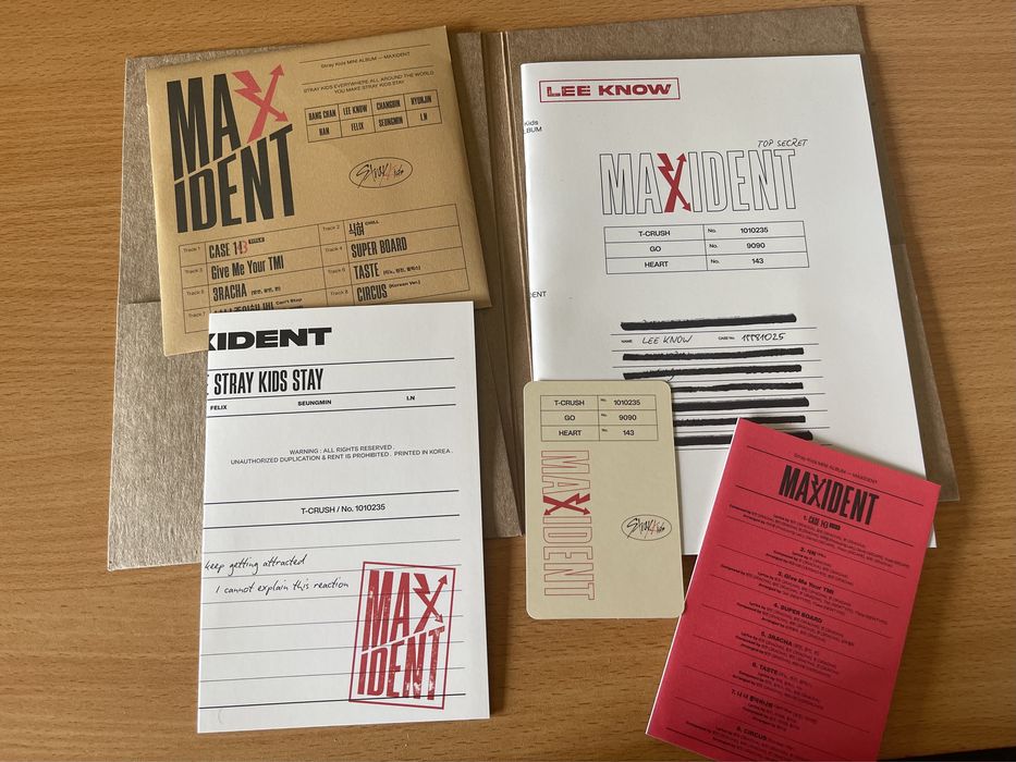 Stray Kids “MAXIDENT” álbum versão Lee Know (kpop)