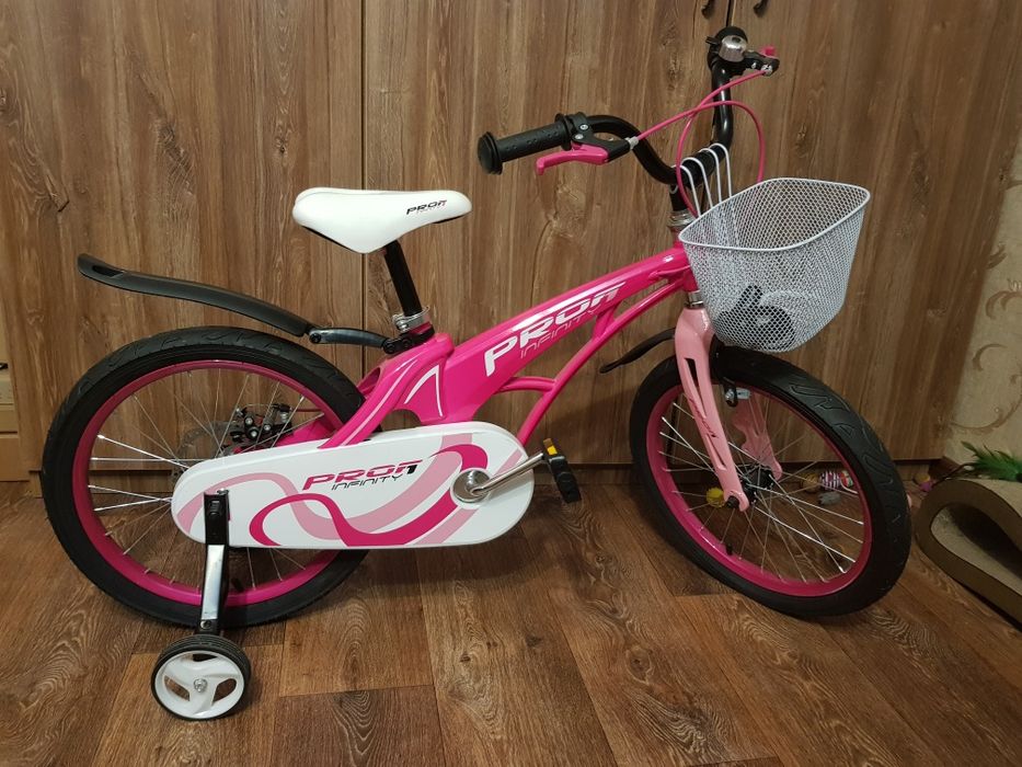 Велосипед детский PROF1  18 дюймов, розовый