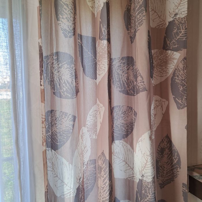 Conjunto cortinados e varões