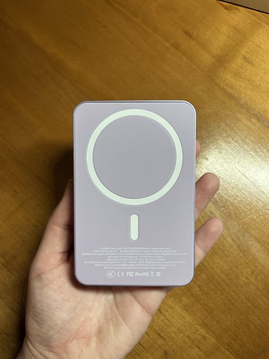 Power Bank Q9 10000mAh MagSafe 20W ніжно-фіолетовий