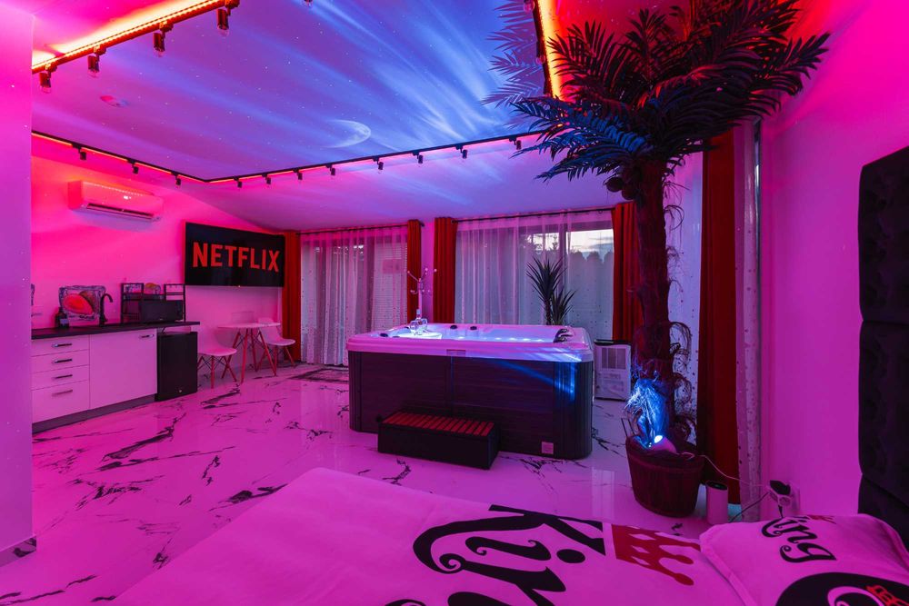 Domek apartament LOVE SPA JAUCUZZI w pokoju na wyłączność bez limitów