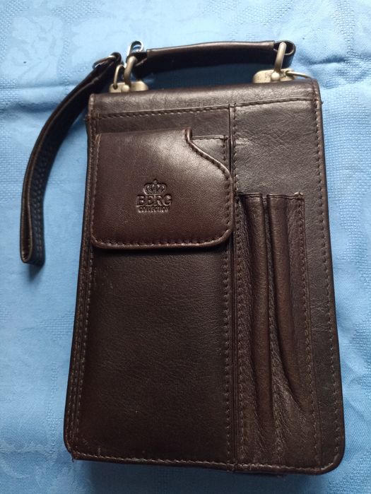 Чоловіча  кросбоді  сумка через плече сумка барсетка натуральна  шкіра