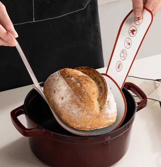 Силиконовый коврик для выпечки килимок з ручками для випічки