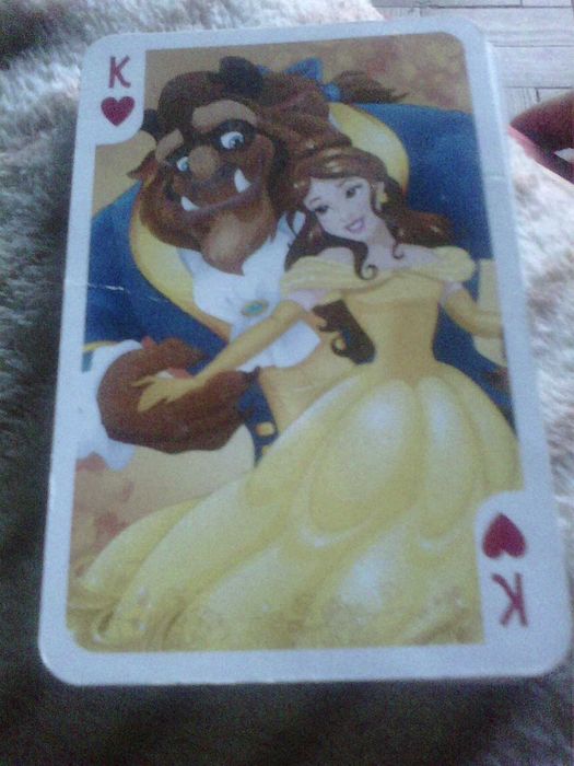 king of hearts carta de jogar beauty and the beast nova- portes grátis