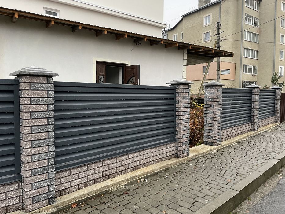 паркан,огорожа  Ранчо та Жалюзі, ворота розпашні, ворота розсувні