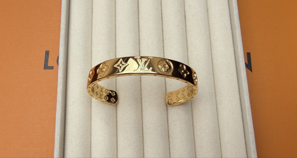 Bransoletka złota obręcz Louis Vuitton