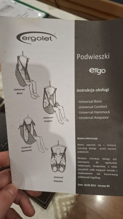 Podnośnik pacjenta kąpielowo-transportowy Helios 150