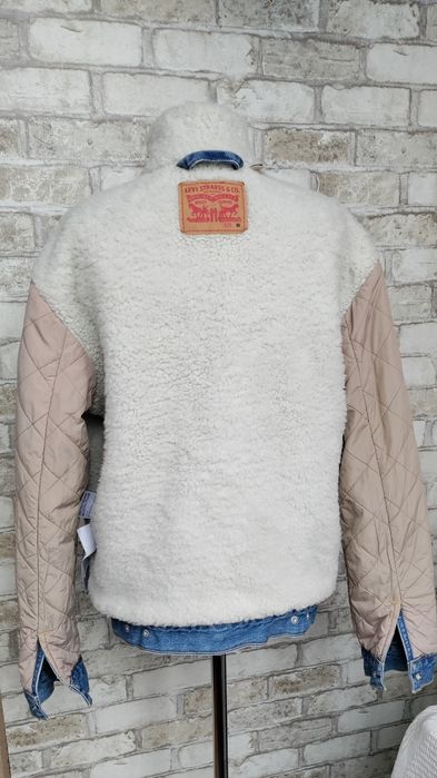 Куртка шерпа джинсова чоловіча