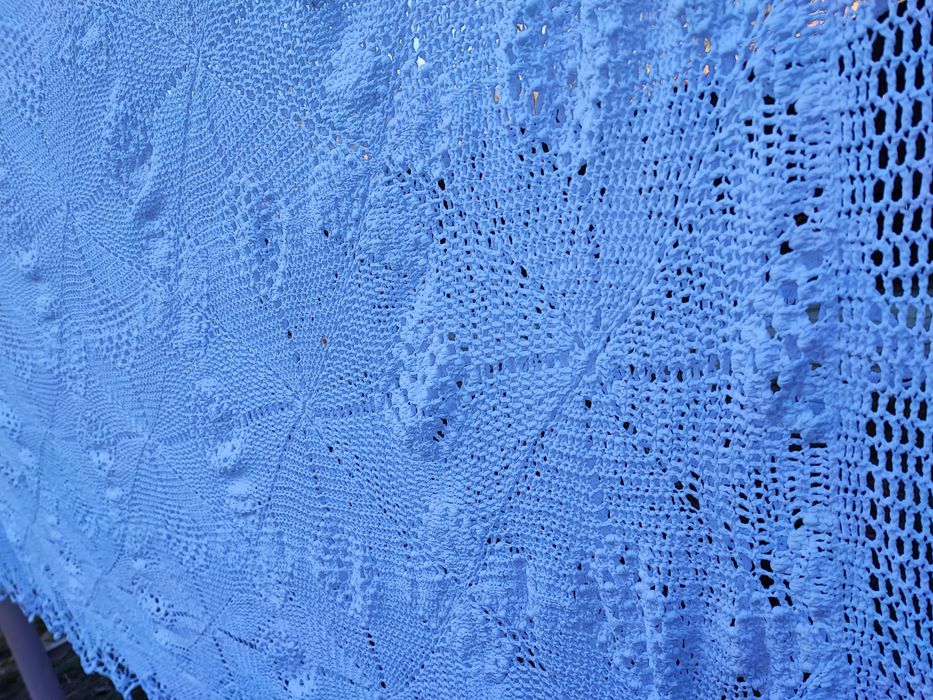 Скатертина, покривало, простирадло ручна робота крючок котон