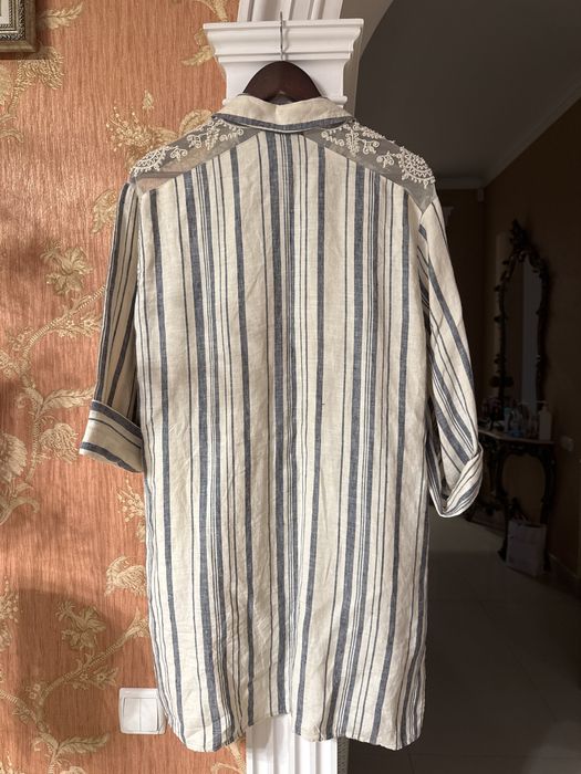 Рубашка лен 100% , Zara