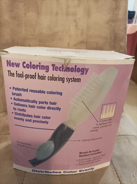 Vendo pente para pintar o cabelo