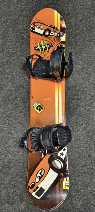 Deska snowboardowa 120cm NIDECER + wiązanie
