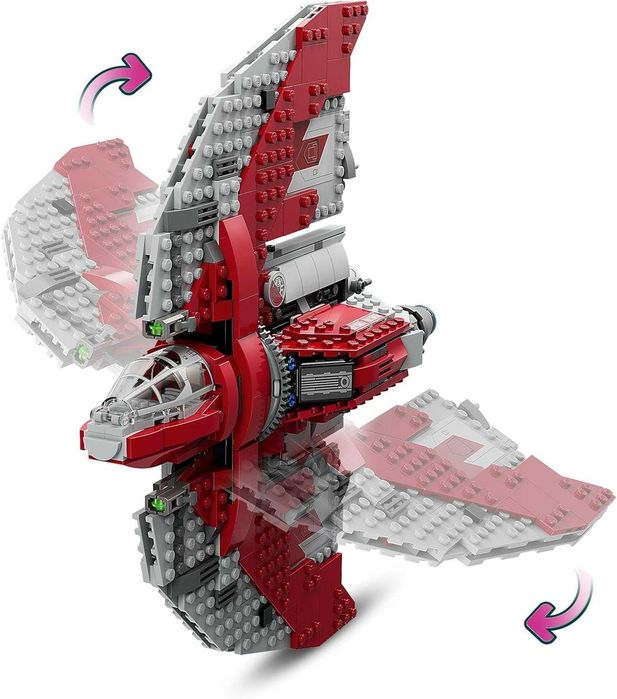 LEGO 75362 STAR WARS prom kosmiczny Jedi T-6 Ahsoki Tano niepełny komp