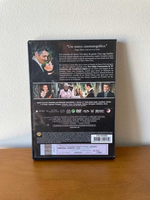 E Tudo o Vento Levou - Eedição Especial 2 DVD [2009 DVD]