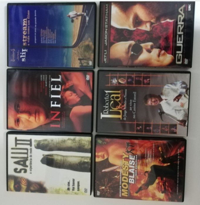 29 DVD originais de vários géneros para todos os gostos