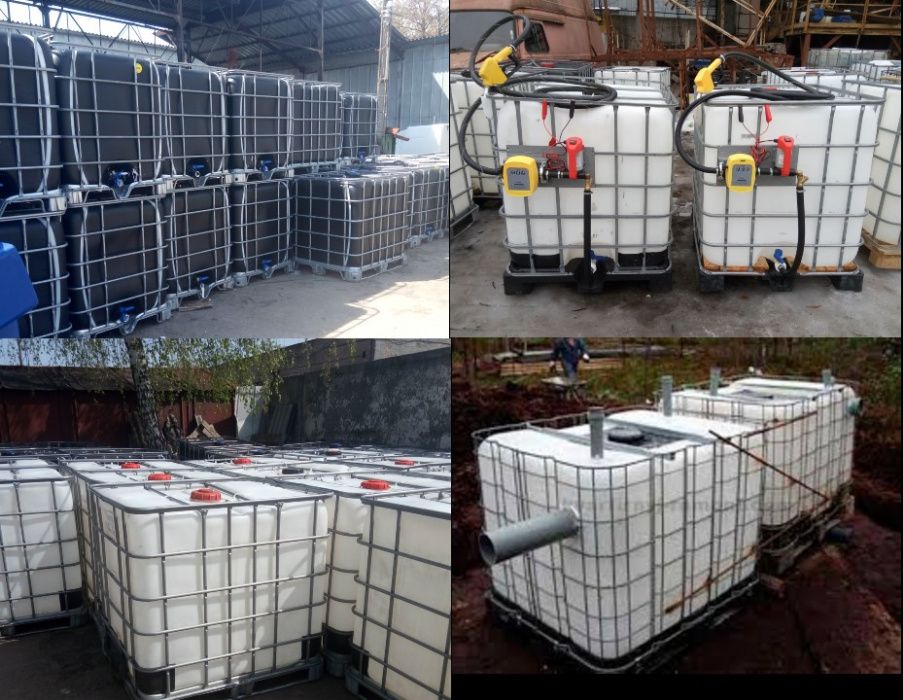 Еврокуб вкладыш бочка емкость куб 1000л новый Краны переходники крышки