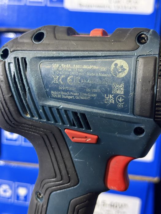 Аккумуляторная ударная дрель-шуруповерт Bosch GSB 18V-55 Professional