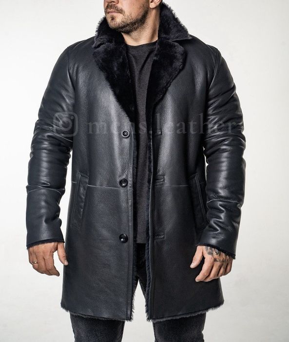 Дубльонка чоловіча шкіра 52