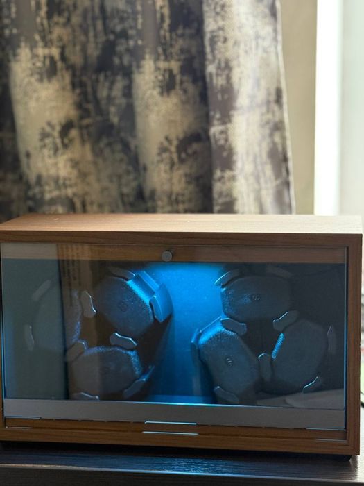 Скринька для підзаводу годинників віндер з підсвічуванням.