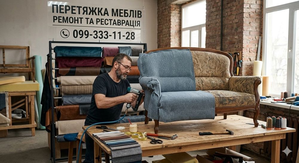 Перетяжка мебели и ремонт мягкой мебели.Ремонт матрасов.Изголовье.В Ни