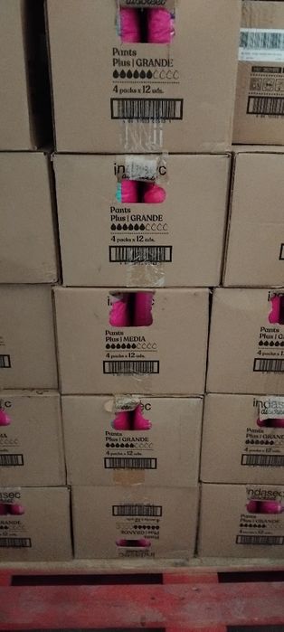 Fraldas adulto caixas com 4 pack