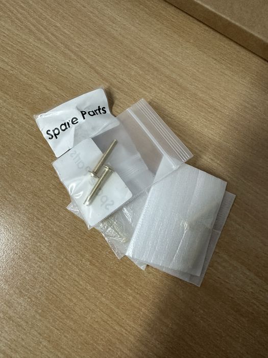Mosiężne uchwyty do szafek 38cm mat radełkowany
