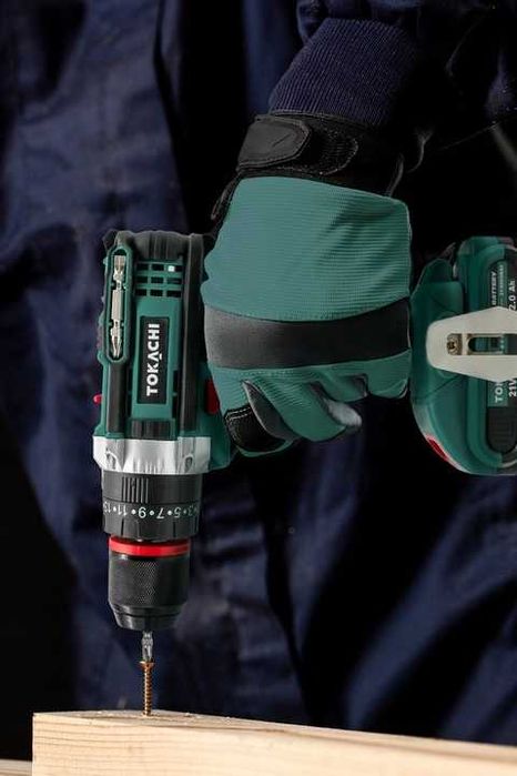 ZESTAW Wkrętarka akumulatorowa udarowa wiertarka metalowa głowica MOC