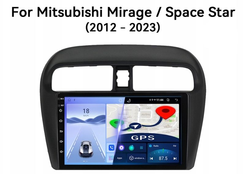 radio pioneer weblink bluetooth mitsubishi mirage space star komplet