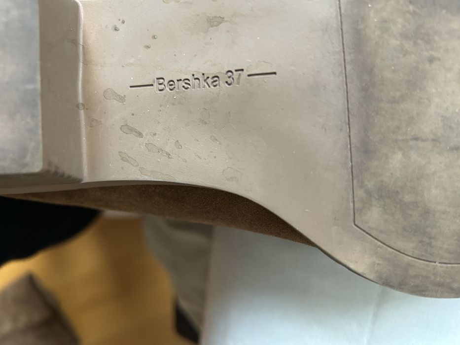 Buty kowbojki zamszowe r.37
