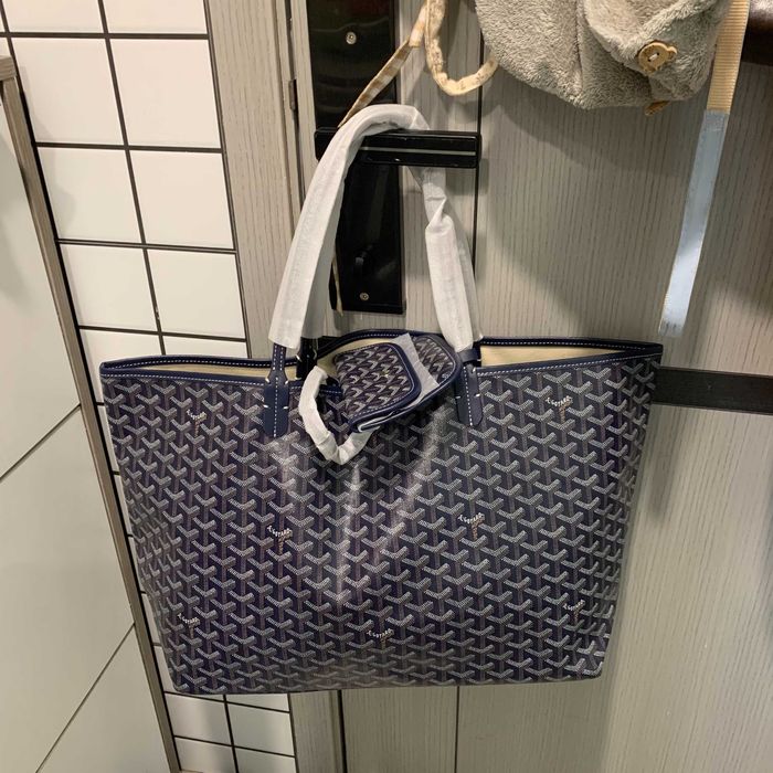 Torba w kolorze niebieskim-Goyard