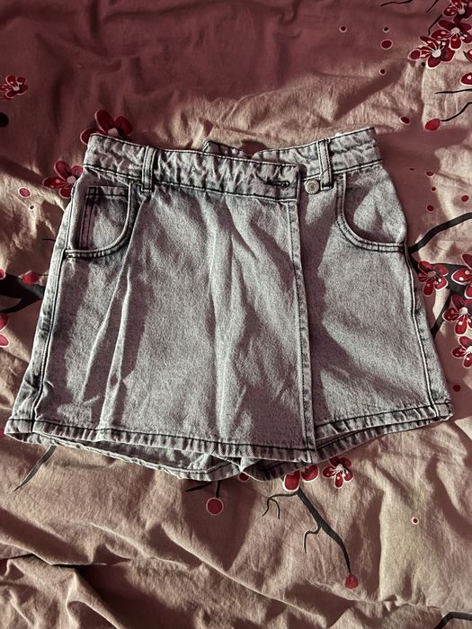 джинсовая юбка-шорты  addax