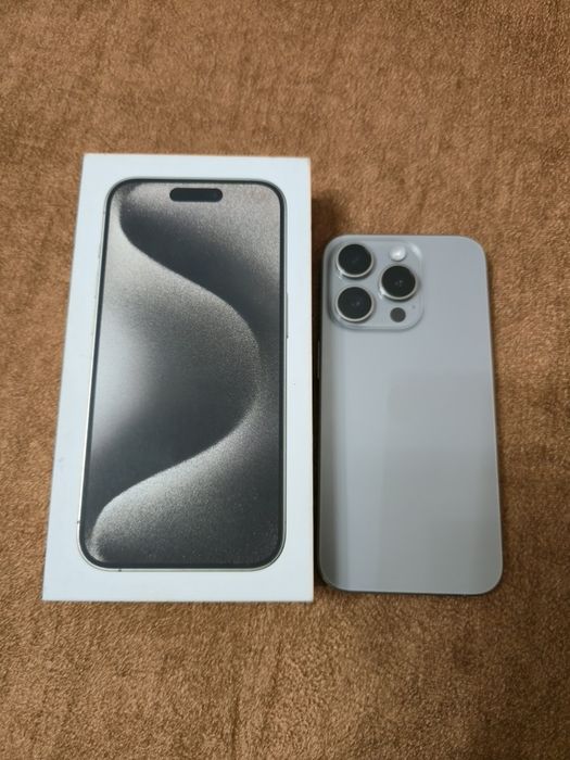 iPhone 15 Pro, Natural Titanium 128GB