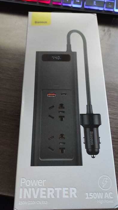 Автомобільний перетворювач Baseus Inverter 150W