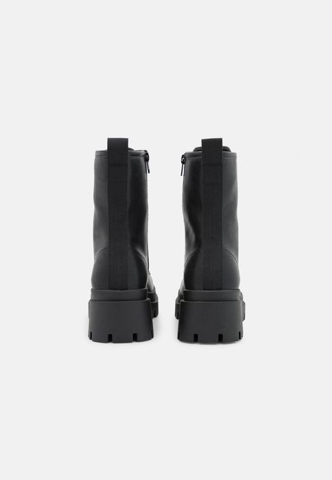 Even&Odd 38 Buty Damskie Botki Czane Sznurowane Workery T1586