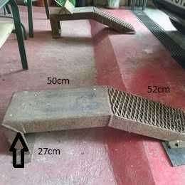 Rampas em ferro, para carros/ jipes/ carrinhas