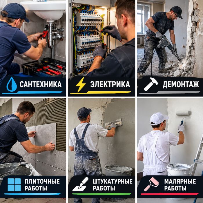 Любой вид ремонта по доступным ценам