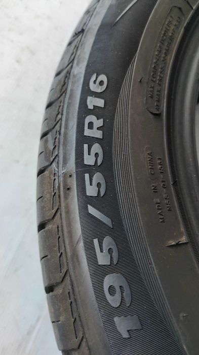 Opony Letnie 195/55/16 Rotalla 2szt 7mm 2023r