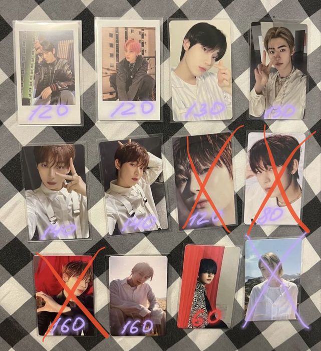 Офіційні к-pop картки гурту Enhypen