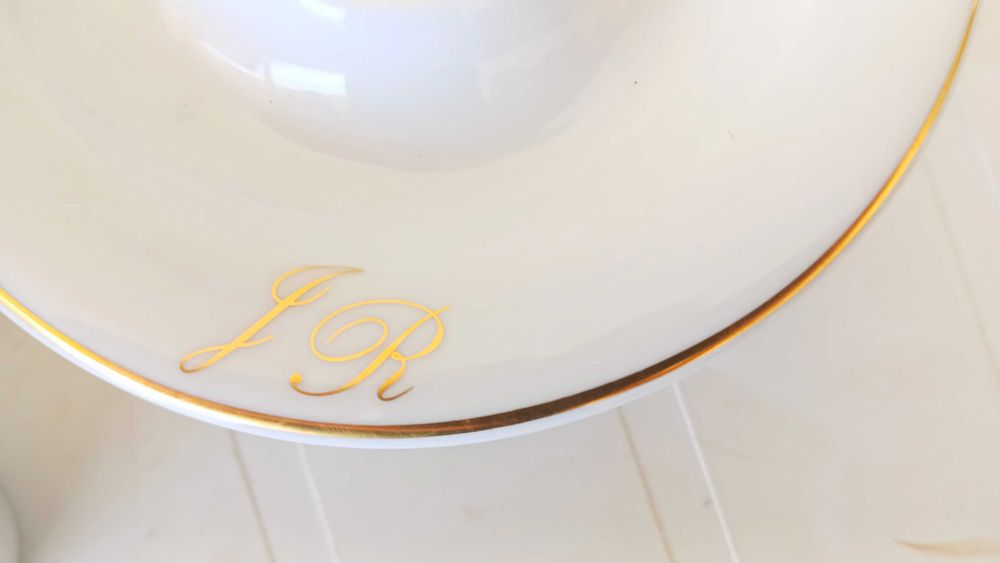 Hutschenreuther - Serviço porcelana alemã 37 peças