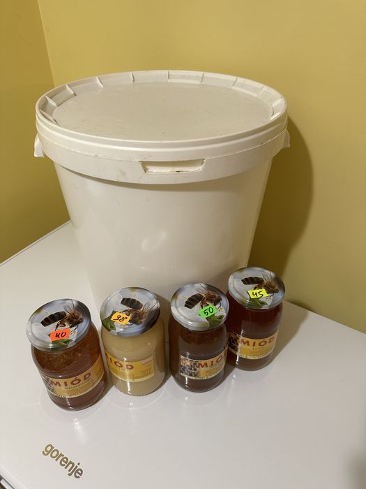 Miod pszczeli z pasieki 40 kg - polski