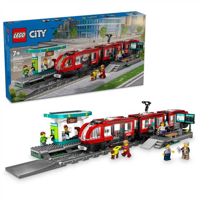 LEGO® 60423 City - Tramwaj miejski ze stacją