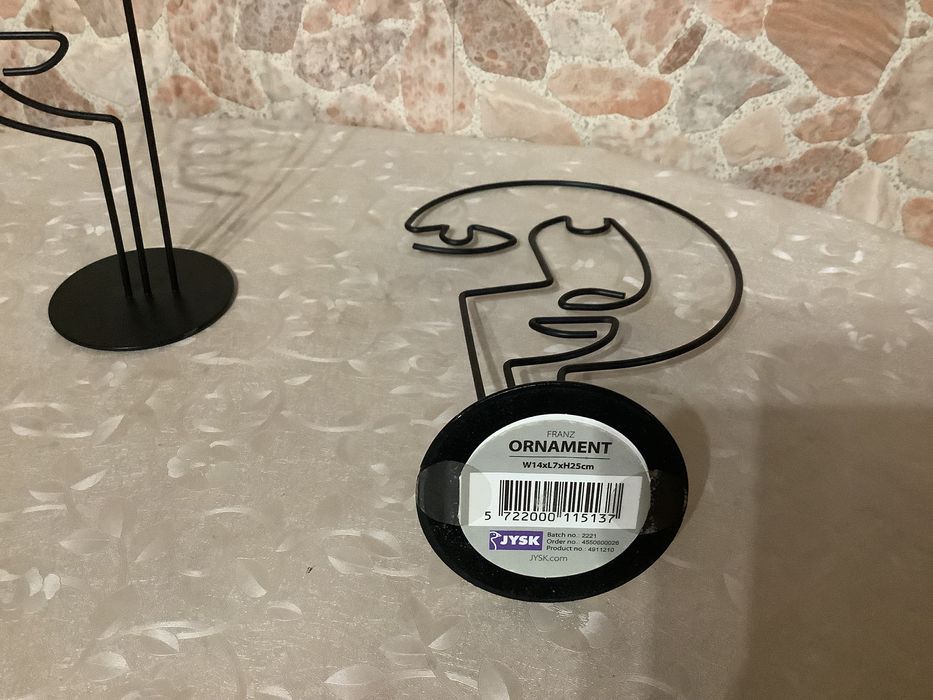 Декор статуетка обличчя  jysk (2шт)