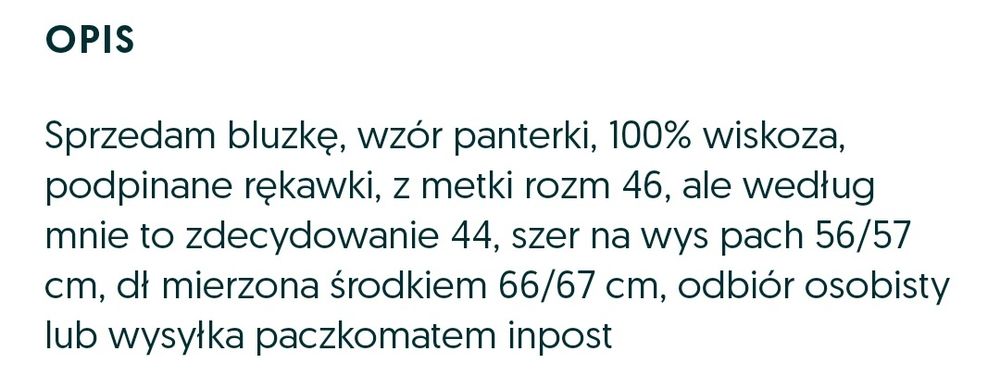 Bluzka damska panterka