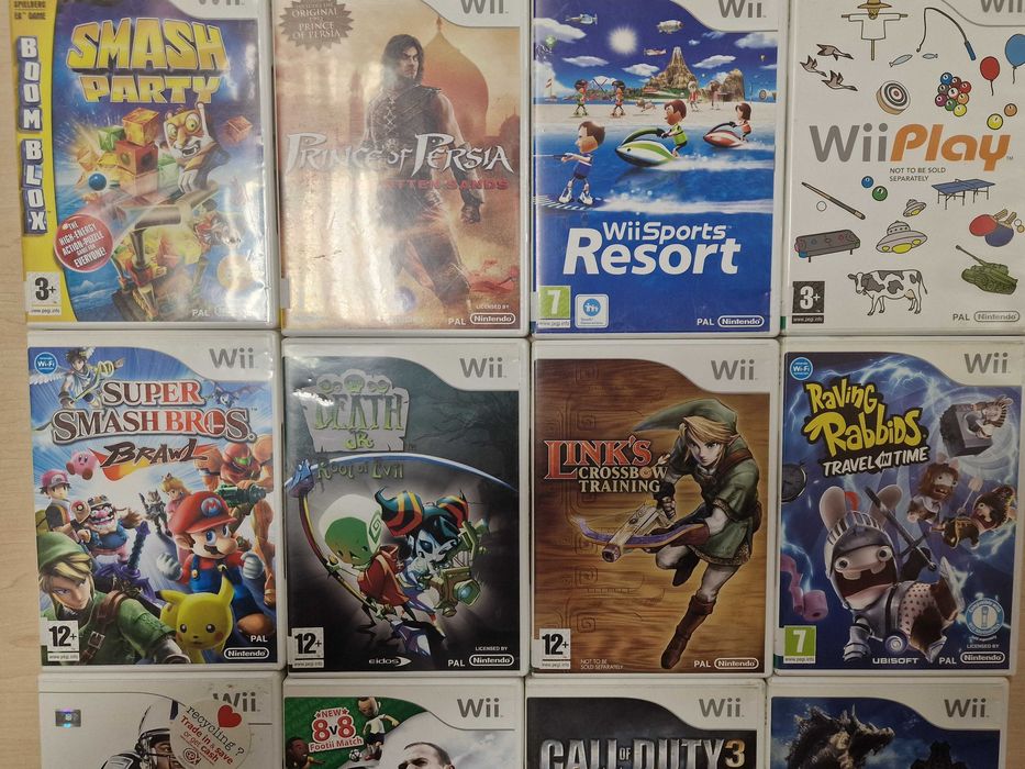 Wii zestaw gier 13szt call of duty 3 fifa Prince of Persia Star Wars