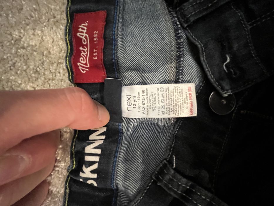 Spodnie jeans next 152 cm