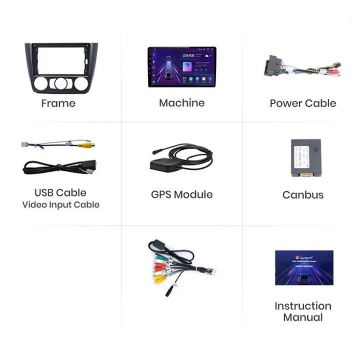 Radio Android BMW serii 1 E87 E81 E82 E88