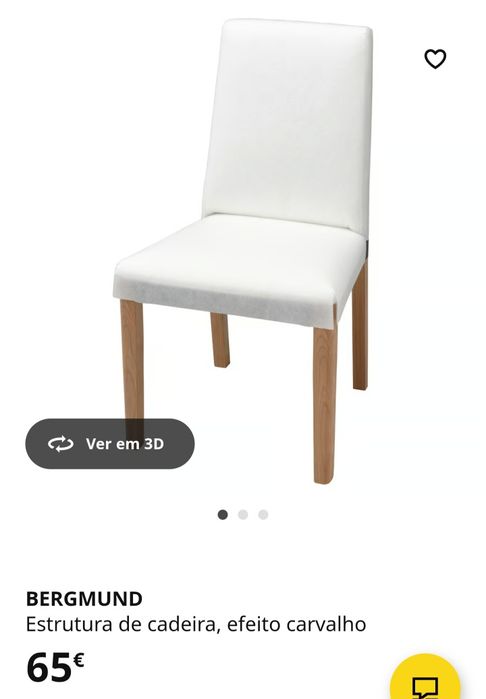 Vendo 6 cadeiras novas