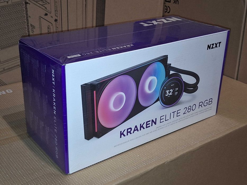 Chłodzenie wodne NZXT Kraken Elite 280 RGB V2 2x140mm NOWE folia